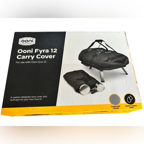 Ooni Fry’s 12 Carry Covet Custom Designed W/ Bonus Sack Black Weather Resistant - Picture 1 of 3